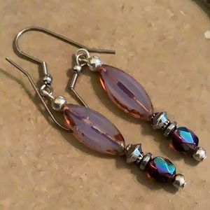 Translucent Lavender Earrings.